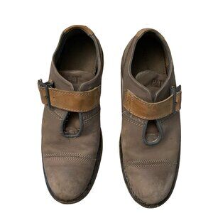 CAT Halsey Men's Leather Slip-On Shoes Size 7.5 Brown